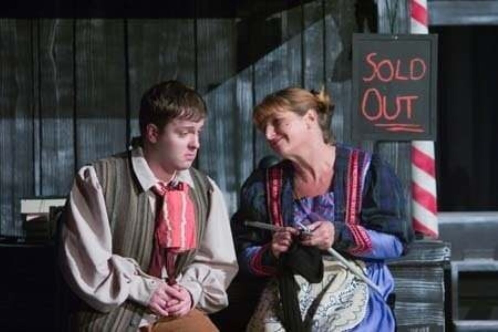 Onstage wth Wendy Ross in Pro Artes Sweeney 2005