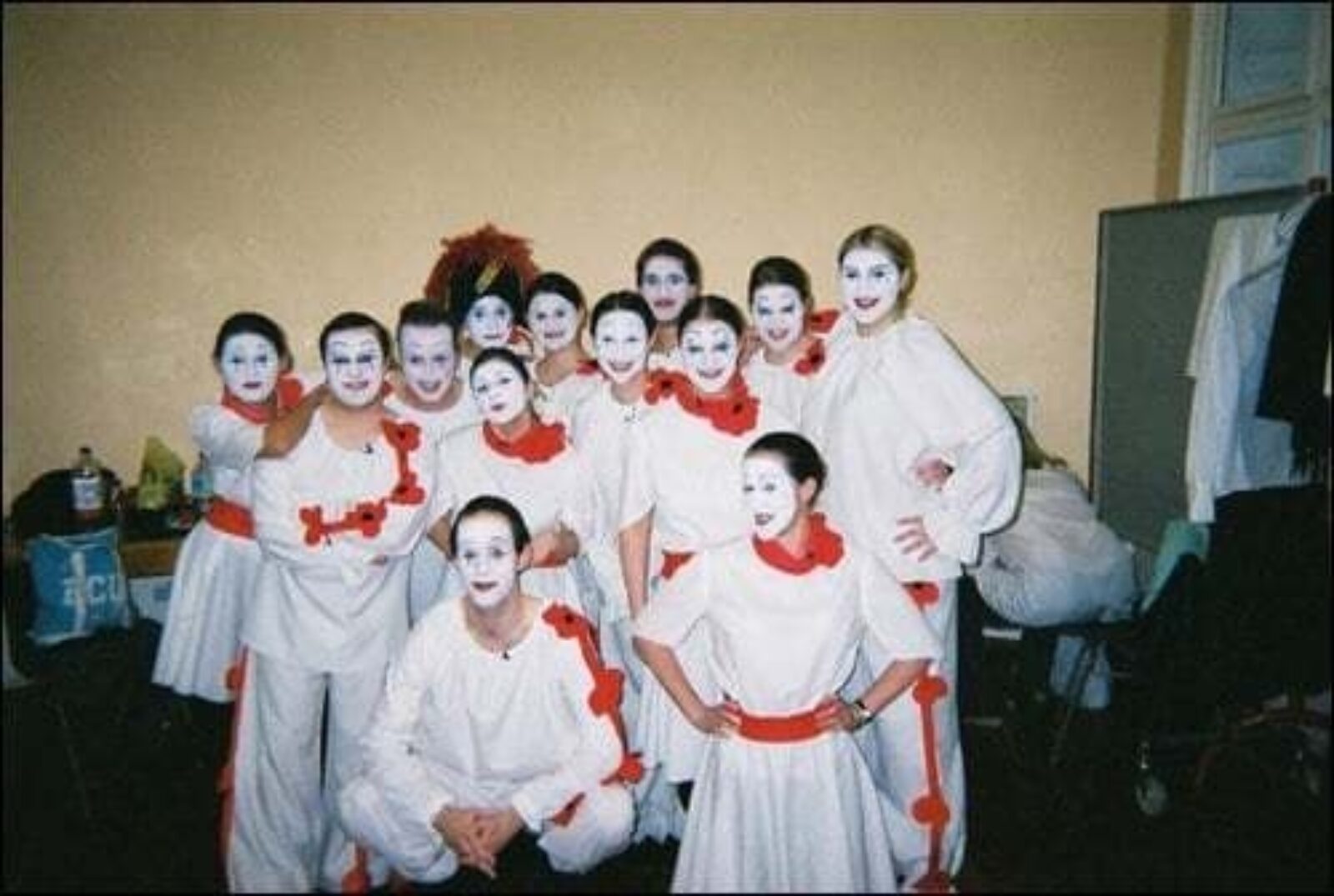 The Attic harlequin portion of Lovely War cast in 2004