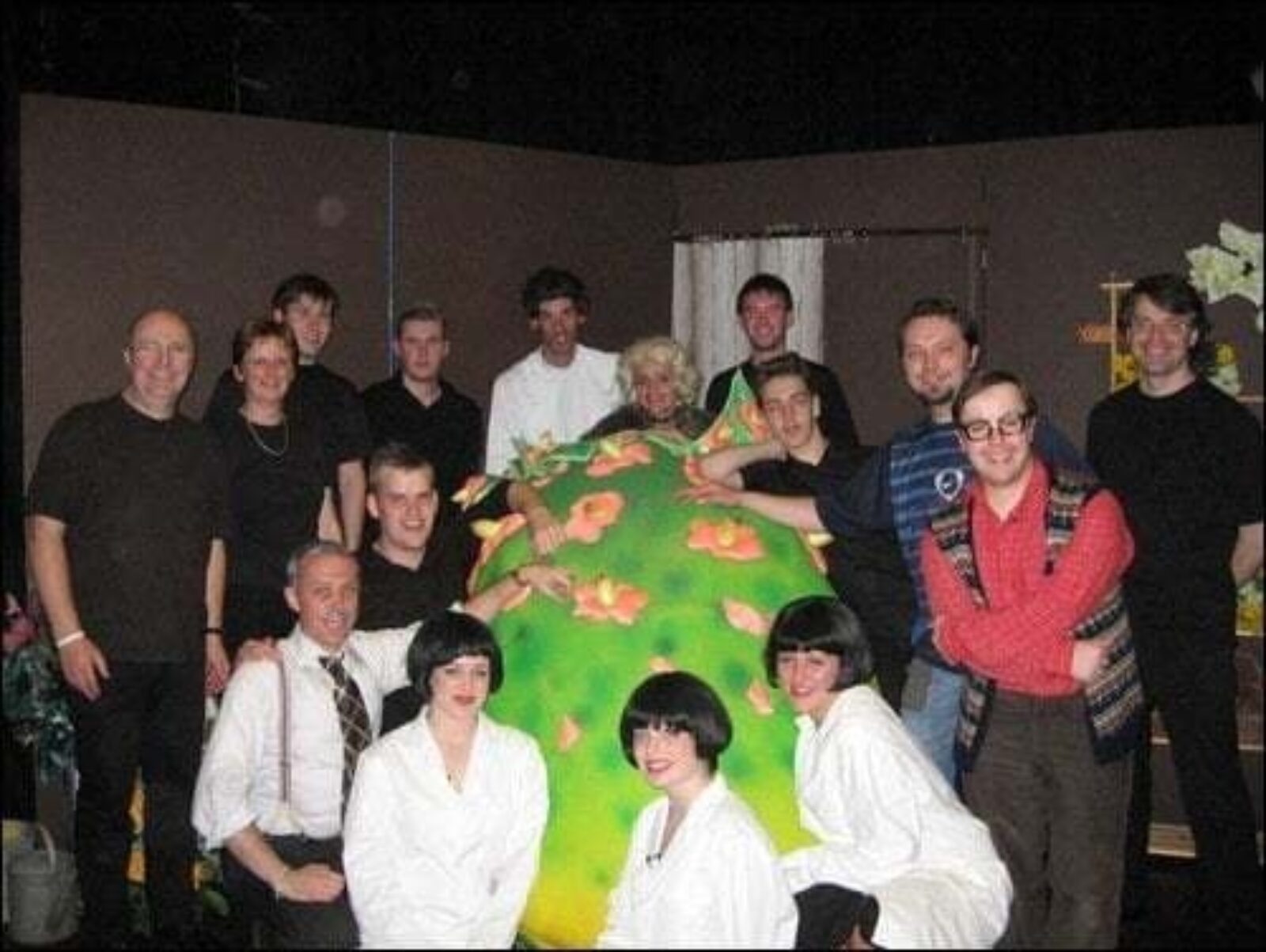 The Little Shop cast crew and band 2005