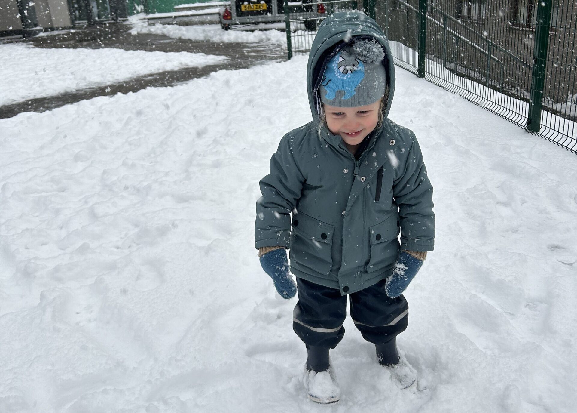 Albyn School snow