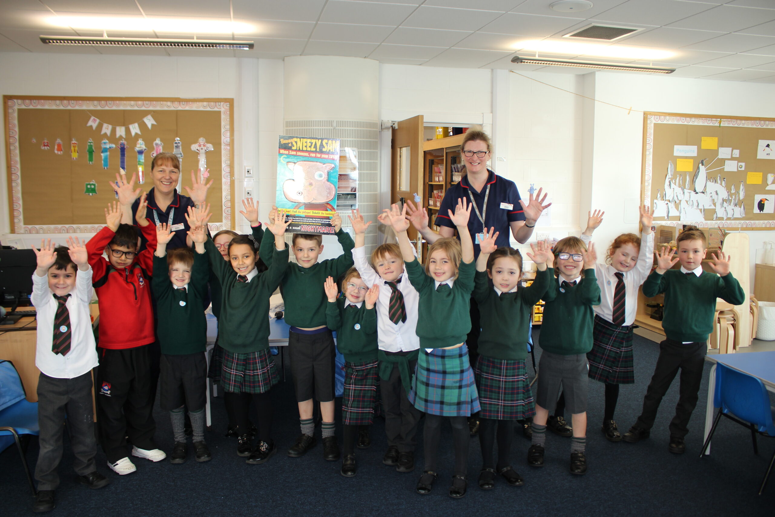 albyn school hand washing