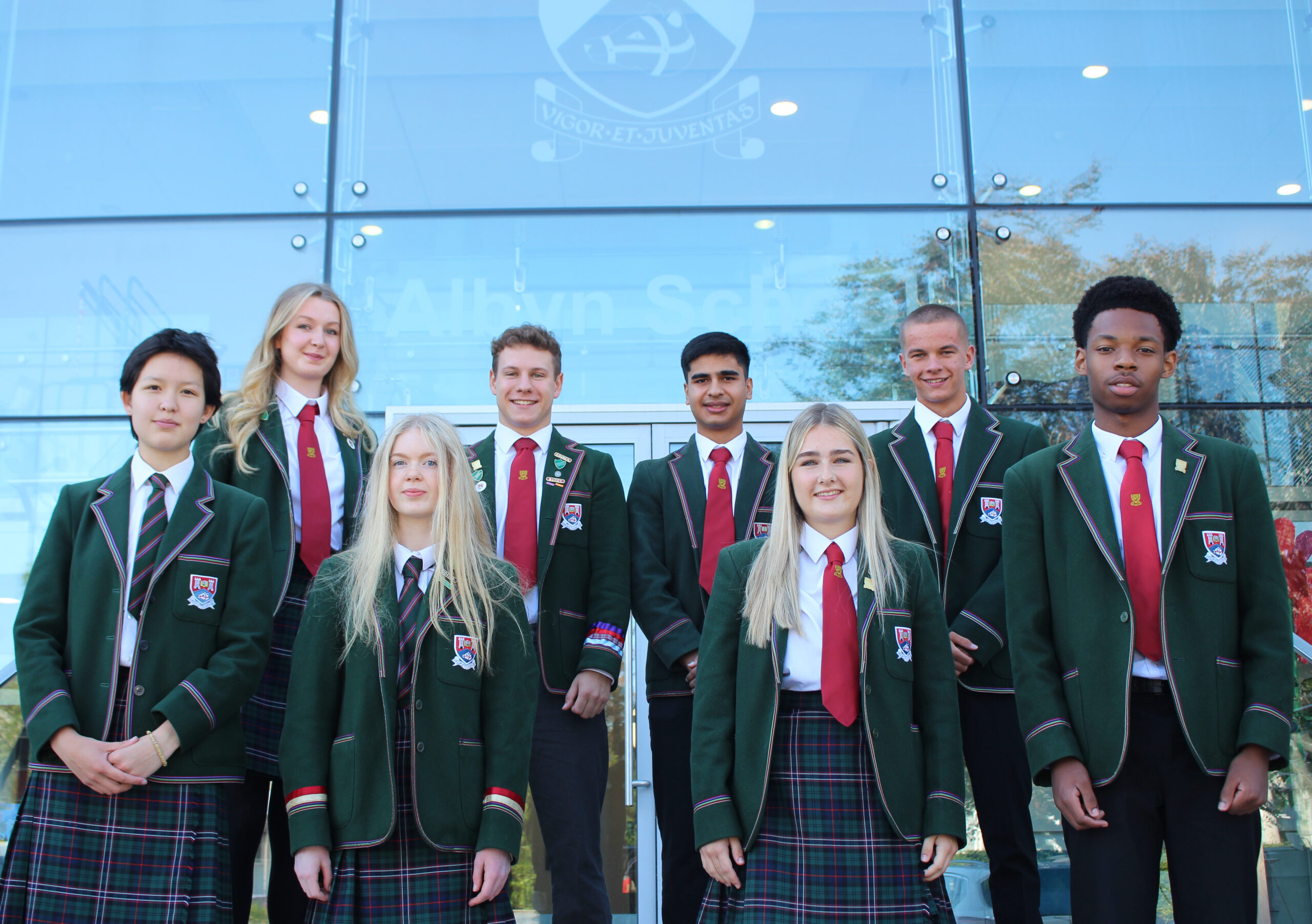 Pupils celebrate exam results