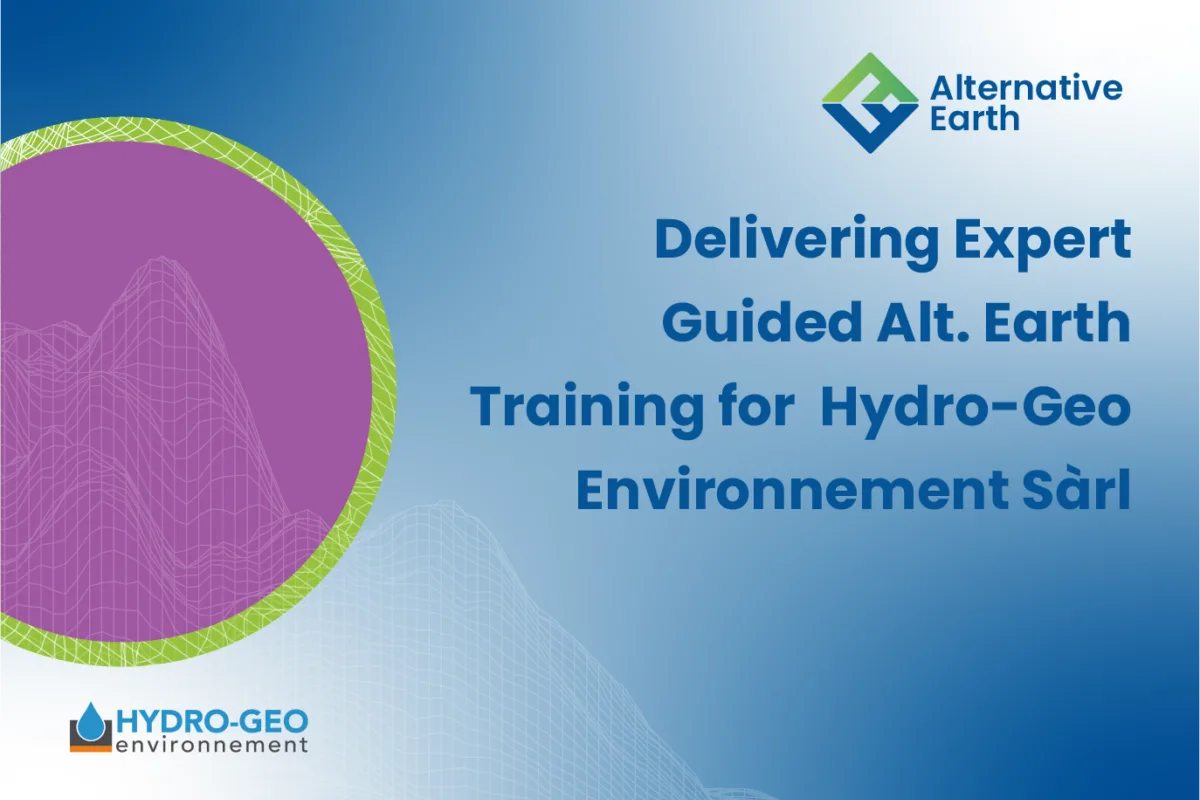 Delivering Expert guided Alt. Earth Training for Hydro-Geo Environnement Sàrl
