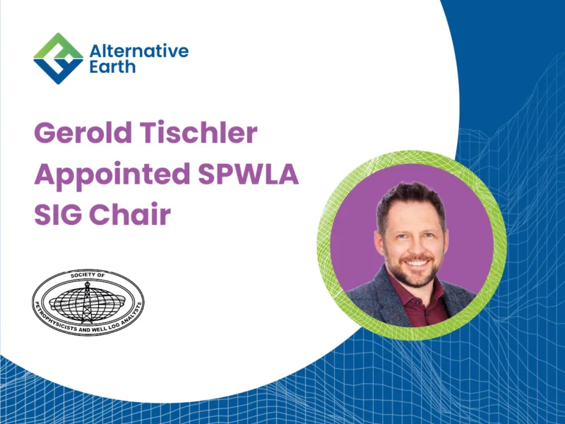 Gerold Tischler Appointed SPWLA SIG Chair