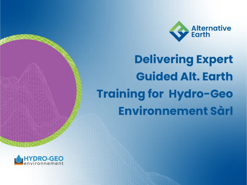 Delivering Expert guided Alt. Earth Training for Hydro-Geo Environnement Sàrl