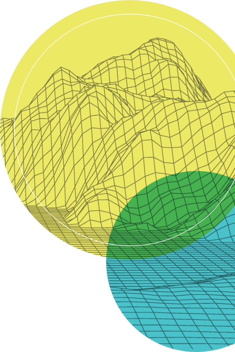 Yellow blue circles