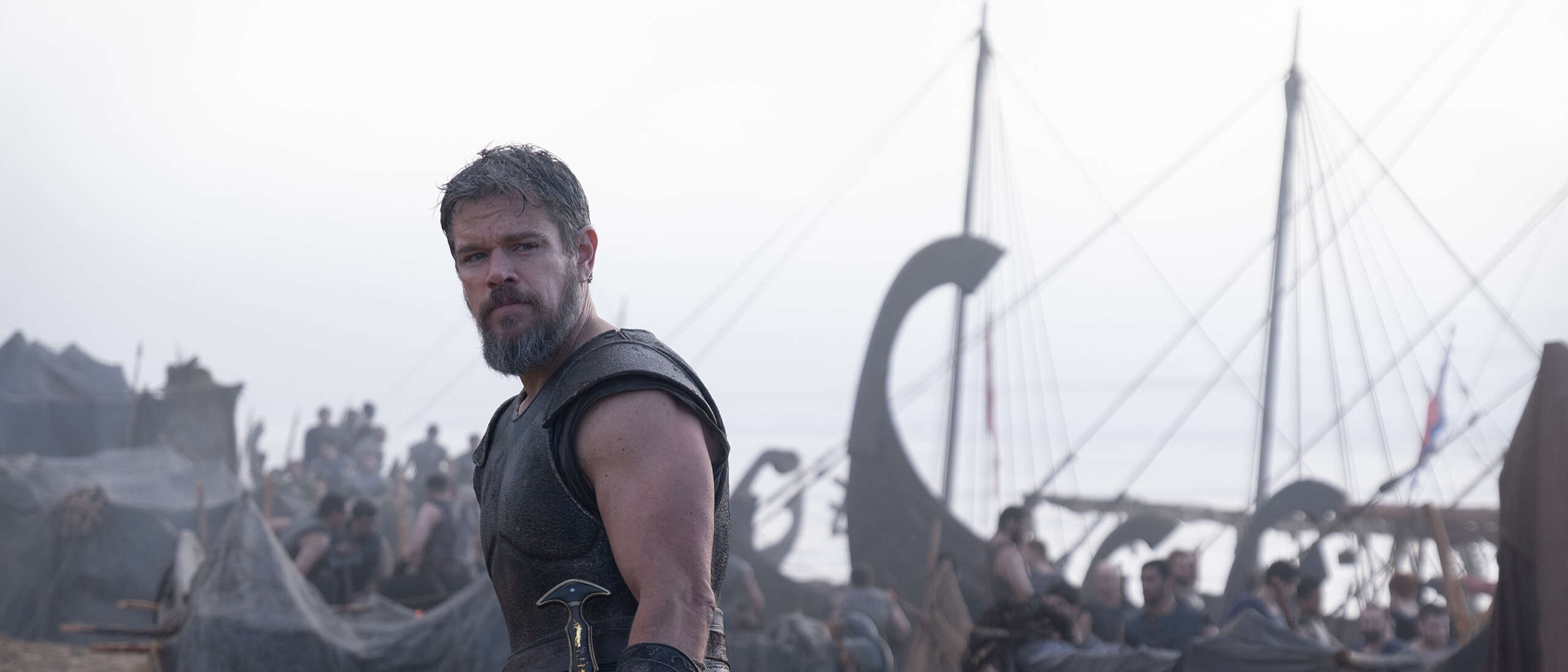 Matt Damon is Odysseus in THE ODYSSEY, written, produced, and directed by Christopher Nolan.