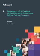 Response to CUC Code of Higher Education Governance Review Call for Evidence