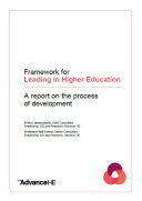 Framework for Leading in Higher Education: A report on the process of development
