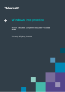 Windows into practice - Horizon Educators: Competitive Education-Focussed Roles - University of Sydney, Australia