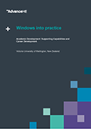 Windows into practice - Academic Development: Supporting Capabilities and Career Development - Victoria University of Wellington, New Zealand