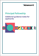 Principal Fellowship Additional Guidance Notes for Applicants