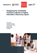 Designing for worldwide inclusive cultures in higher education: Discovery report