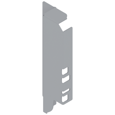 ANTARO/TANDEMBOX back fixings bracket, height B (160 mm), right, metalic grey