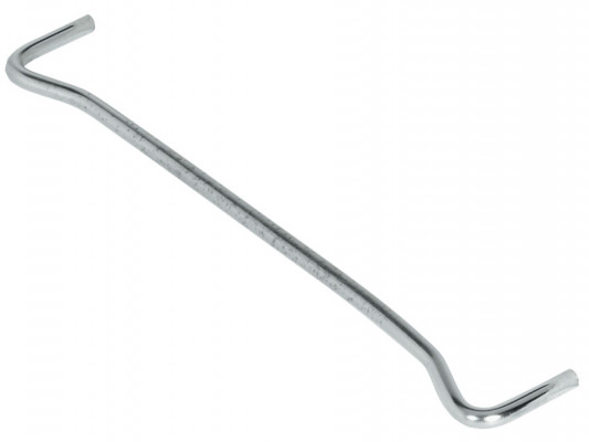 Shelf support, plug in, for wooden shelves, for  5 mm hole, swedish type, length: 160 mm
