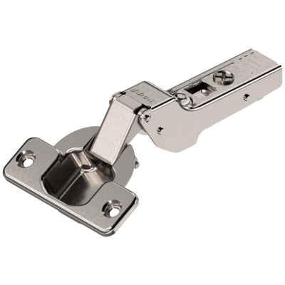 CLIP top hinge 120°, dual applications, unsprung, boss: SCREW-ON, nickel