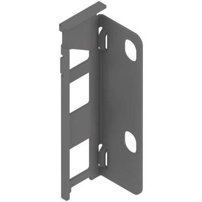 LEGRABOX back fixing bracket, height M (106 mm), left, orion grey