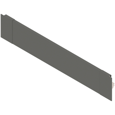 LEGRABOX front for inner drawer & pull-out, height M (91 mm), CW=600 mm, carbon black