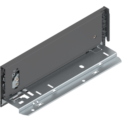 LEGRABOX drawer side, height M (91 mm), NL=270 mm, left, orion grey