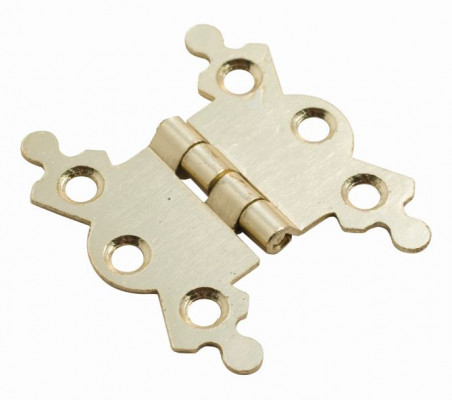 Fancy hinge, 42x35 mm, brass