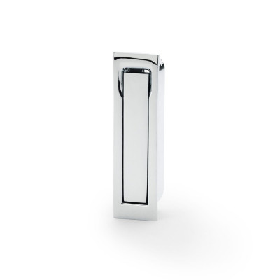 SLIDING DOOR EDGE PULL SQUARE POLISHED CHROME