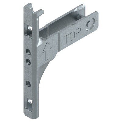 MERIVOBOX front fixing bracket bottom, screw-on, symmetrical