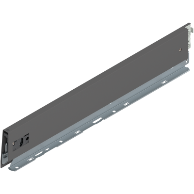 MERIVOBOX drawer side, height M (91 mm), NL=500 mm, left