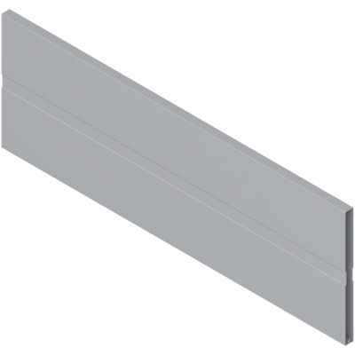 ORGA-LINE cross divider profile, for Z37H boxside, NL=1077 mm, grey