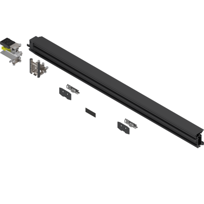REVEGO duo, track (set), for internal width within the application: 1050mm, left, Black