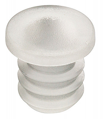 Hinge buffer, door, for Ø 6 mm hole, tansparent