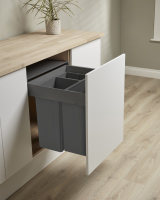 Pullboy Z easy for Blum  MERIVOBOX, D500 x W600, 82L 1 X 42, 32 & 8L, Orion grey, WESCO