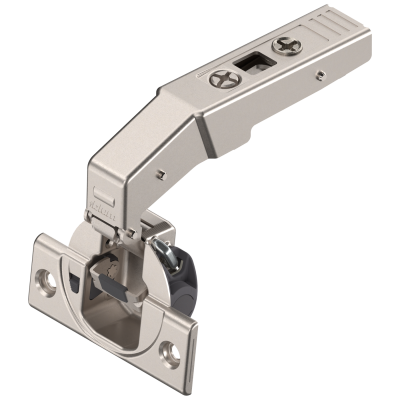CLIP top BLUMOTION INSET hinge 83° for blind corner application boss; SCREW-ON, nickel