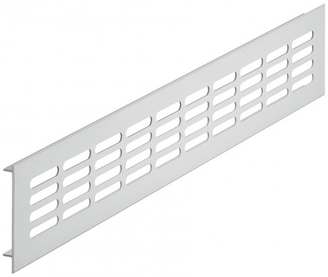 Vent Grill 500X100mm/178Cm2 Silver