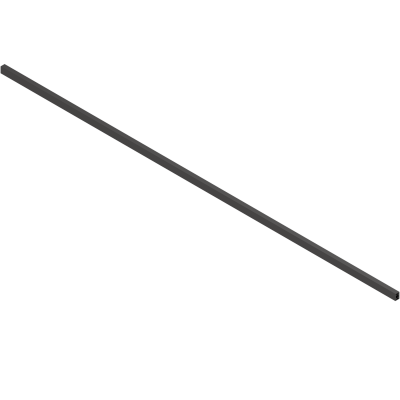 LEGRABOX cross gallery, up to CW=1200 mm, for cutting to size, carbon black