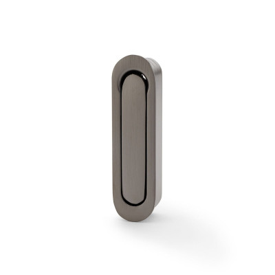 SLIDING DOOR EDGE PULL RADIUS DARK BRONZE PVD