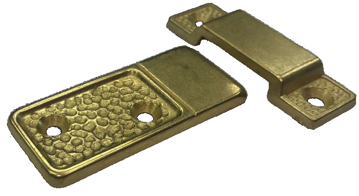 Table bridge & tabs, TWO PART JOB, brass