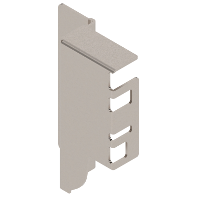 ANTARO/TANDEMBOX back fixings bracket, height M (97 mm), right, NP