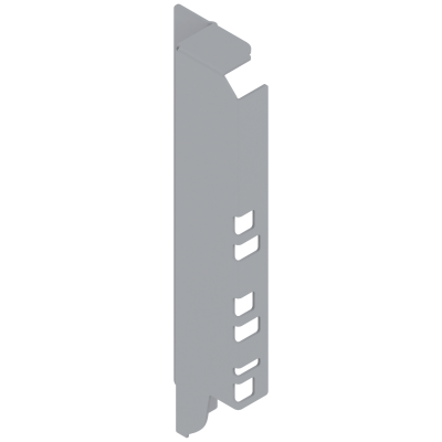 ANTARO/TANDEMBOX back fixings bracket, height C (193 mm), right, metalic grey
