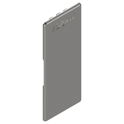 LEGRABOX cover cap, internal, rectangular, symmetrical, printed (BLUM), stainless steel