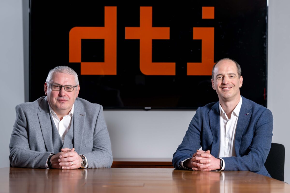 Gary Smart CEO and Graeme Fyfe Sales Director DTI