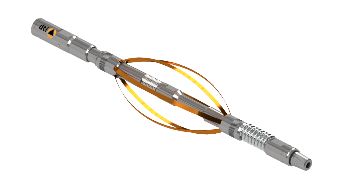 Flow Activated Bow Spring centraliser CEBS212 AA09 Expanded Rended