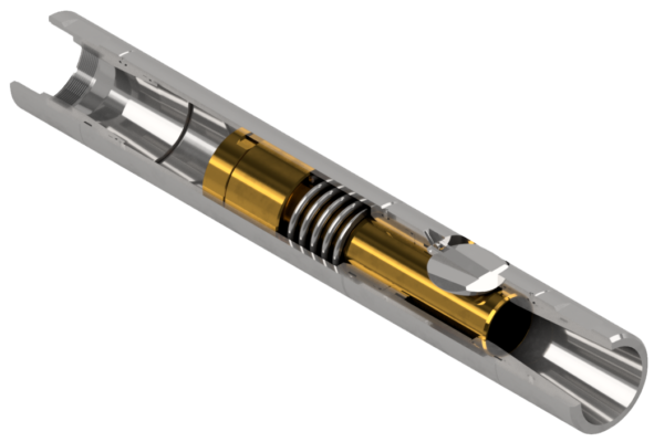 High Flow Flapper Type Injection Valve