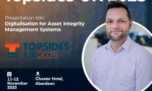 Our CTO, Josh Goolnik, to present at Topsides UK 2025.