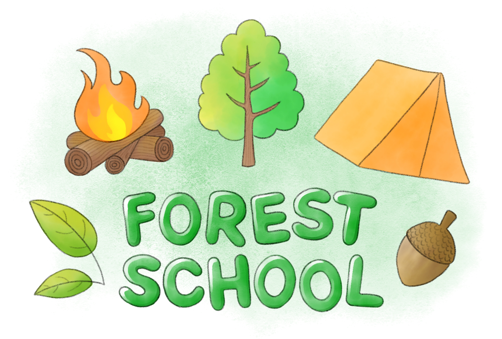 Forest School inked 01