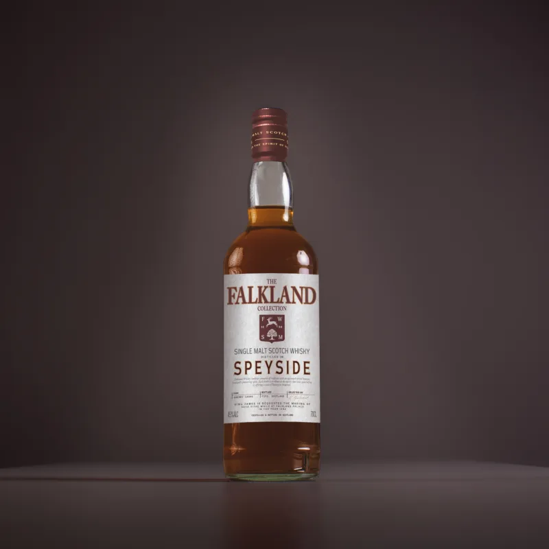 Falkland Bottle 1 A Sheild Red