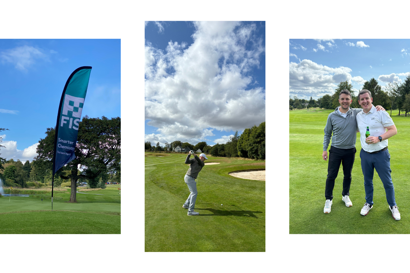 FIS Golf Day 2024 — pictures of staff and clients playing golf
