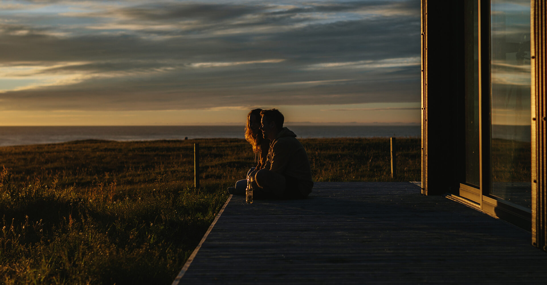 Isle of Lewis sunset at Brighid holiday let Scotland vacation