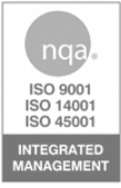 NQA ISO 9001 ISO 14001 and ISO 45001 Integrated Logo ANAB