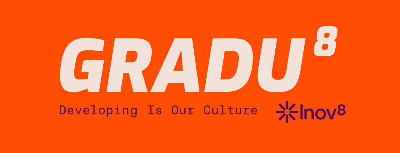 GRADU8 on orange