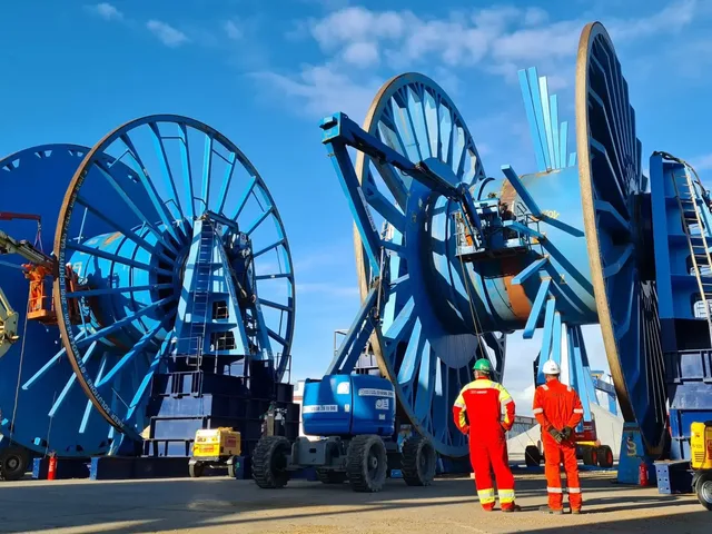 JBS Fabrication Ltd team work to provide umbilical reel restoration work